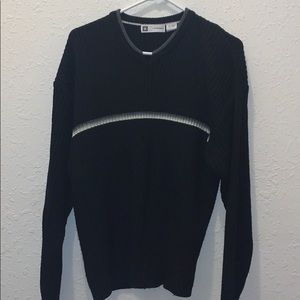 Black Sweater with Stripe